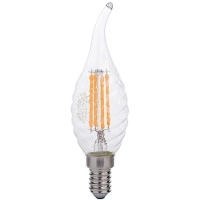 E14 LED spuldze Filament sveces forma C35 4W 2700K 400 lm 300° (OPTONICA)