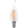 E14 LED spuldze Filament sveces forma C35 4W 2700K 400 lm 300° (OPTONICA)