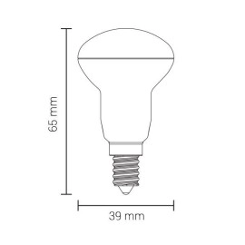 4W R39 E14 LED spuldze 2800K, 300lm