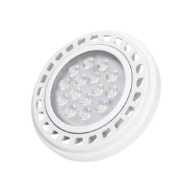 15W, GU10, FR111, LED spuldze, 1200lm, 30°