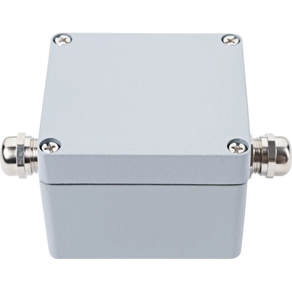 Ūdensizturīga alumīnija savienojumu kārba ar spaiļu bloku IP68, 2 termināļi (OPTONICA)