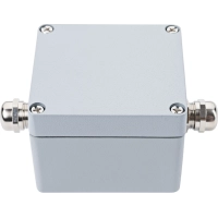 Ūdensizturīga alumīnija savienojumu kārba ar spaiļu bloku IP68, 2 termināļi (OPTONICA)