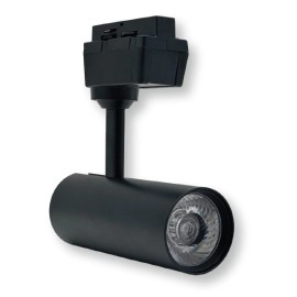 LED sliežu gaismeklis 12W, 2700K silti balts, 1200 lm, 24°, Ø50×130 mm, melns (Optonica)