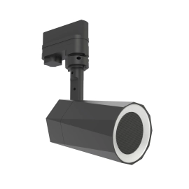 LED RGB 3-fāžu sliežu skaļrunis ar Bluetooth, melns (Optonica)