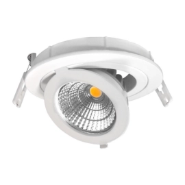 Iebūvējams gaismeklis 1 x 12W LED COB modulis, WW, OPTONICA Iebūvējams gaismeklis 1 x 12W LED COB modulis, WW, OPTONICA