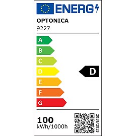 LED ielu gaismeklis 100W, 15000lm, 6000K, IP65, pelēks (Optonica 9227)