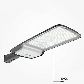 LED ielu gaismeklis 200W, 30000lm, 6000K, IP65, pelēks (Optonica 9229)