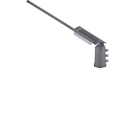 LED ielu gaismeklis 200W, 24000lm, 6000K, IP65, pelēks (Optonica 9247)