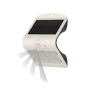 1.5W, 190lm + 30lm LED gaismeklis ar saules paneli un sensoru, 4000K, IP65, bez vada