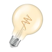 LED spuldze E27 Vintage 1906 Globe DIM 4.9W 350lm 2200K Osram