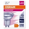 6.9W, GU10, LED spuldze, 827 (80W) 2700K 575lm 120° - Ledvance