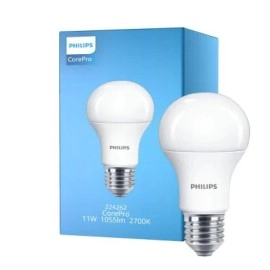 Philips CorePro LED spuldze E27 A60, 11W, 1055lm, 2700K