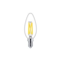 LED sveču spuldze B35 E14 3,4W 2200–2700K 470 lm CRI90 WarmGlow (PHILIPS)