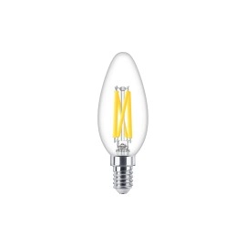 LED sveču spuldze B35 E14 3,4W 2200–2700K 470 lm CRI90 WarmGlow (PHILIPS)