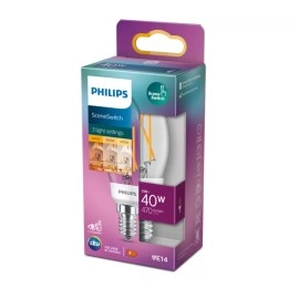 Philips SceneSwitch LED spuldze E14 4.3W, 470lm, 2700K-2200K