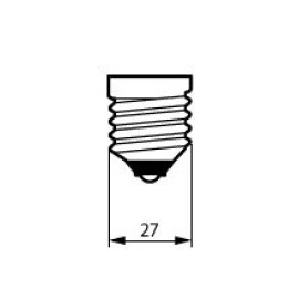LED spuldze E27 CorePro Glass LEDluster 6.5W 806lm 2700K Philips
