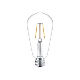 4W, E27, ST64, Filament, Philips LED spuldze, 470Lm, 2700K