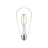 4W, E27, ST64, Filament, Philips LED spuldze, 470Lm, 2700K