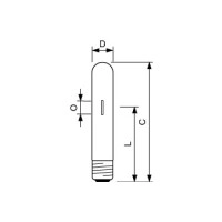 Metāla halogēna spuldze MASTER HPI-T Plus 400W/645 E40 (Philips)