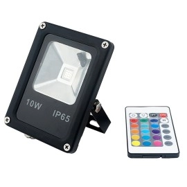 10W LED RGB prožektors ar kontrolieri, 600Lm, 150°, IP66 - FL5210 - 3800156652101 10W LED RGB prožektors ar kontrolieri, 600Lm, 150°, IP66 - FL5210 - 3800156652101