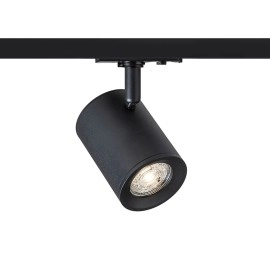 Rendl CADENZA 1F sliežu prožektors melns, GU10, 10W LED