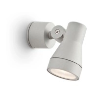 Rendl DIREZZA āra sienas prožektors sudrabpelēks, GU10 LED 8W, IP54