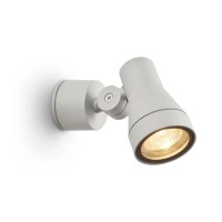 Rendl DIREZZA āra sienas prožektors sudrabpelēks, GU10 LED 8W, IP54