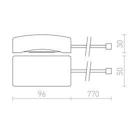 Rendl SENSOR RECESSED iebūvējams griestu sensors, balts, 1200W, 360°, G12753