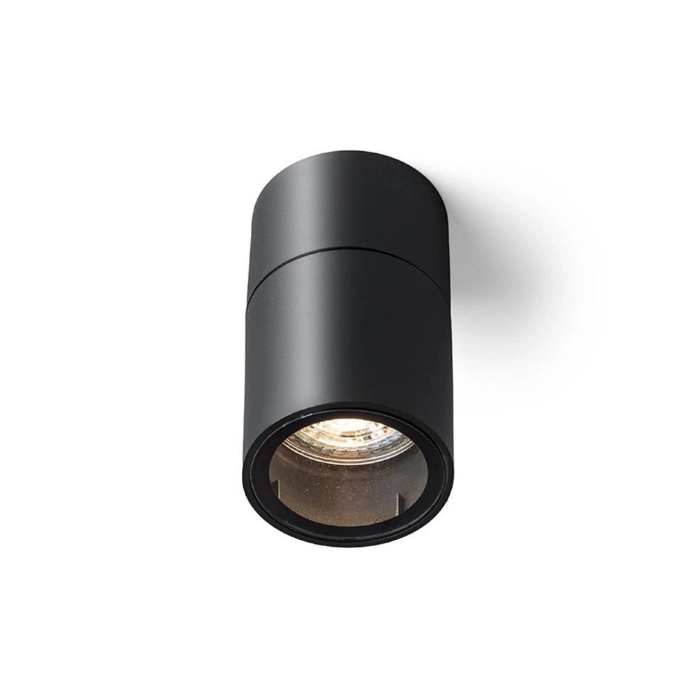 SORANO CEILING āra griestu gaismeklis melns, GU10 LED 8W IP44 (Rendl)