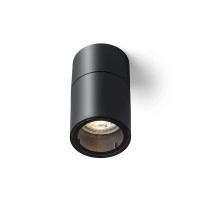 SORANO CEILING āra griestu gaismeklis melns, GU10 LED 8W IP44 (Rendl)