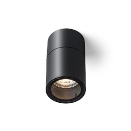 SORANO CEILING āra griestu gaismeklis melns, GU10 LED 8W IP44 (Rendl)