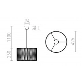 Lampa "AINO", max. 28W - Rendl - R13275