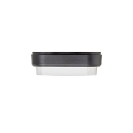 TARIS SQ 17 virsapmetuma lampa melna, LED 8W 3000K (Rendl)