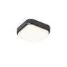 TARIS SQ 17 virsapmetuma lampa melna, LED 8W 3000K (Rendl)