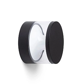 BRENDA āra virsapmetuma lampa melna, LED 9W 3000K (Rendl)