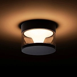 BRENDA āra virsapmetuma lampa melna, LED 9W 3000K (Rendl)