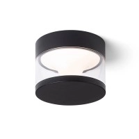 BRENDA āra virsapmetuma lampa melna, LED 9W 3000K (Rendl)