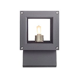 TELO āra sienas lampa antracīta pelēka, G9 5W (Rendl)
