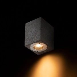 KANE I āra sienas lampa tumša granīta tonī, GU10 5W (Rendl)
