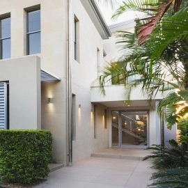 KANE I āra sienas lampa tumša granīta tonī, GU10 5W (Rendl)