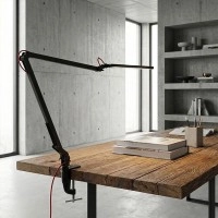 RENDL NORMA DIMM galda lampa melna/sarkana, LED 10W, CCT 3000–6500K (R14293)