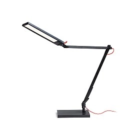 RENDL NORMA DIMM galda lampa melna/sarkana, LED 10W, CCT 3000–6500K (R14293)