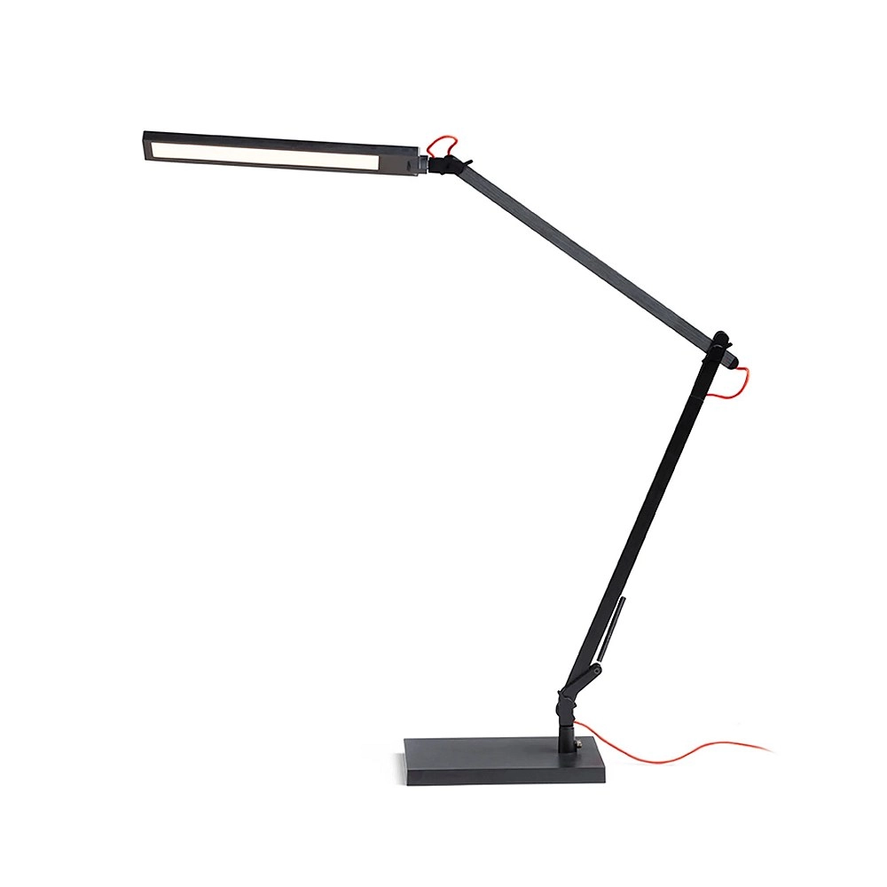 RENDL NORMA DIMM galda lampa melna/sarkana, LED 10W, CCT 3000–6500K (R14293)
