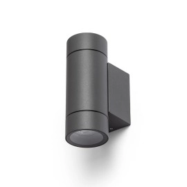 Sienas āra gaismeklis "MIZZI NEW", 2x GU10, alumīnijs, tumši pelēks -antracīts - RENDL - R13643 Sienas āra gaismeklis "MIZZI NEW", 2x GU10, alumīnijs, tumši pelēks -antracīts - RENDL - R13643