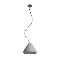 RADICAL piekaramā lampa betona tonī, E27 15W (Rendl)