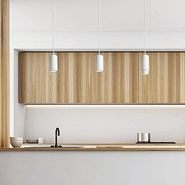 OPTIMUS piekaramais gaismeklis balts, regulējams stars 10–50°, GU10 9W (Rendl)