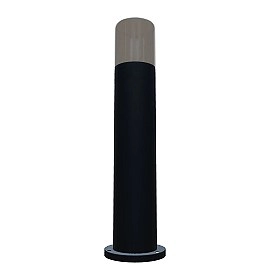 QUINN 60 āra stabiņa lampa melna / dzintara stikls, E27 11W (Rendl)