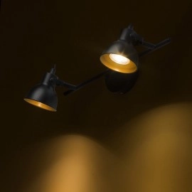 Spotlampa "ROSITA II" 2x GU10 max. 9W, balta vai melna