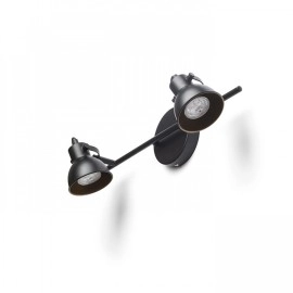 Spotlampa "ROSITA II" 2x GU10 max. 9W, balta vai melna