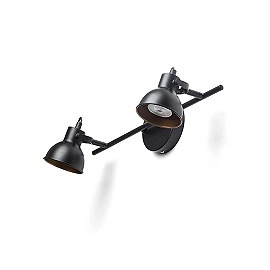 Spotlampa "ROSITA II" 2x GU10 max. 9W, balta vai melna
